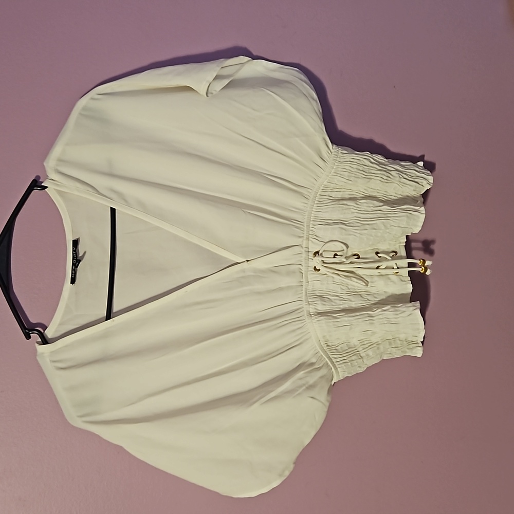 Peasant styled crop top
